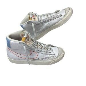 Nike Blazer Mid 77 DX2350 100 White Leather Sneaker Shoes Size 8 Retro Y2K